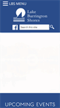 Mobile Screenshot of lakebarringtonshores.org